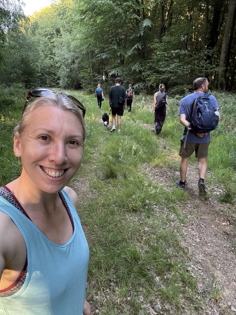 me and the team for the three peaks