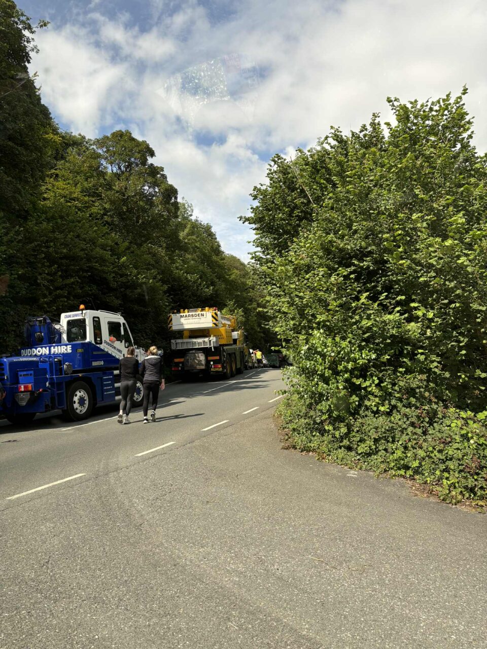 the traffic that brought us to a standstill