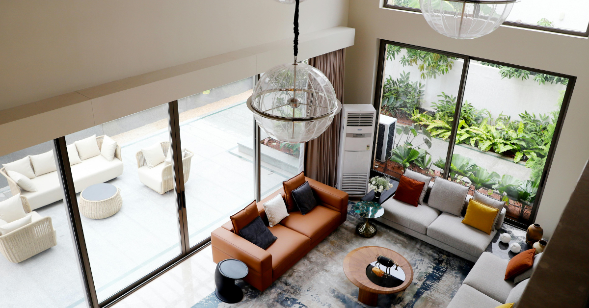 large open plan home