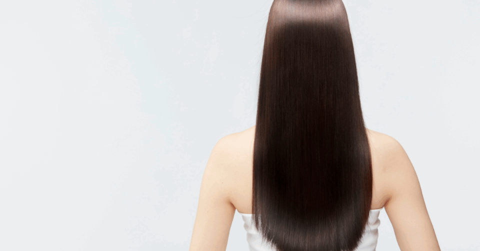 someone with very long hair