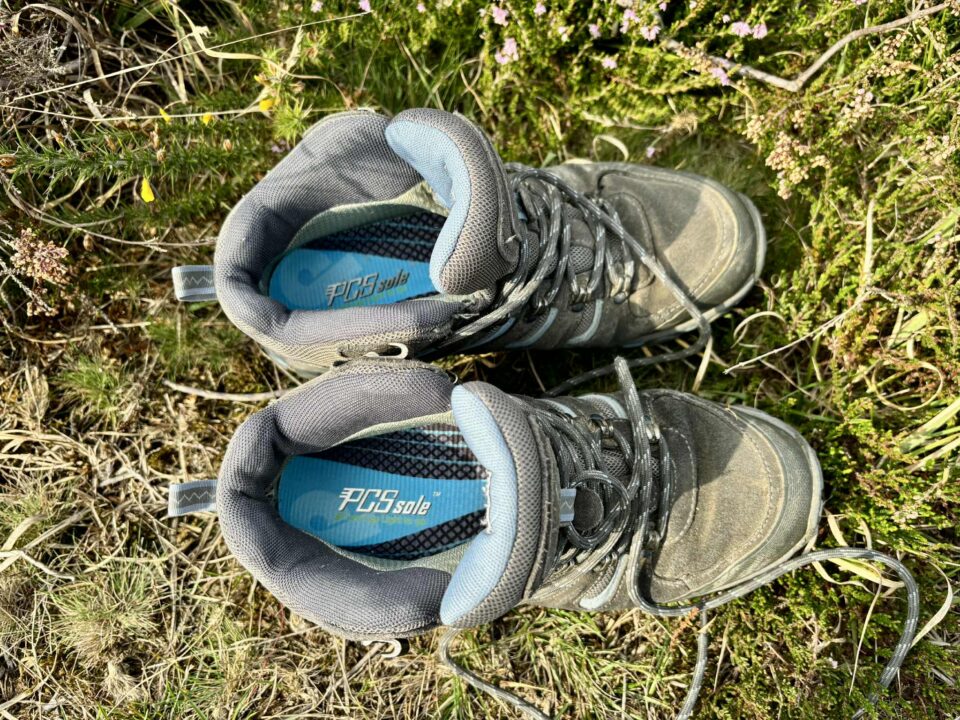 PCSsole insoles inside my walking boots