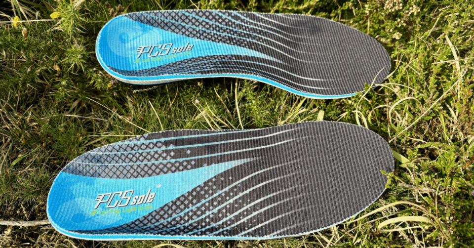 PCSsole insoles on a heath