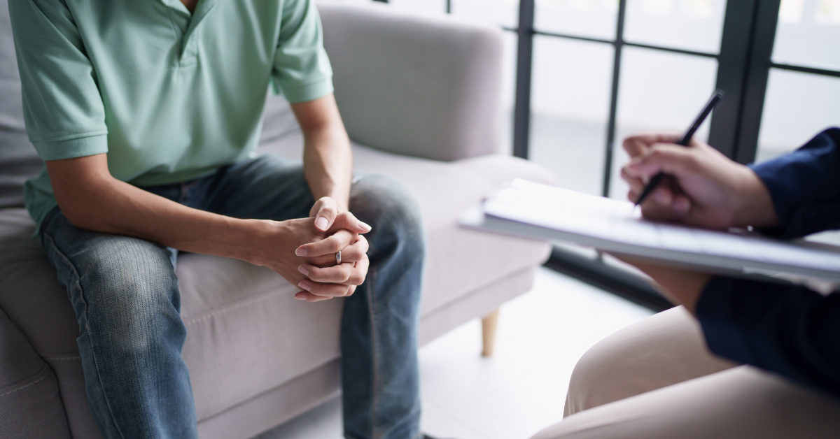 someone getting counselling