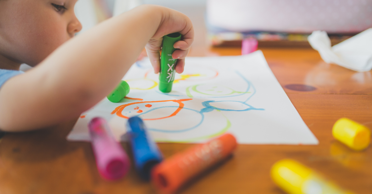a child drawing