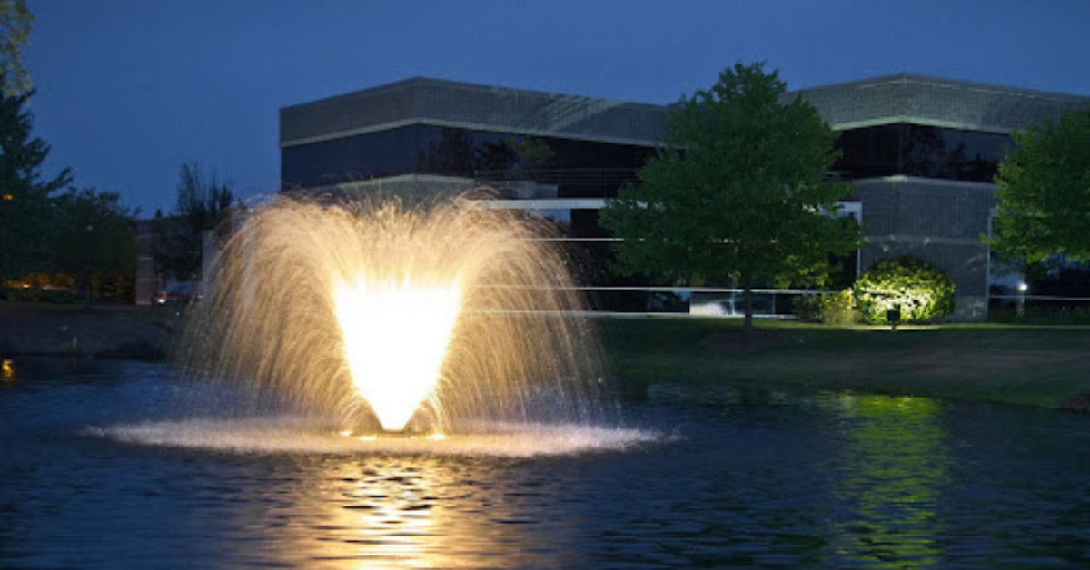 solar powered fountain