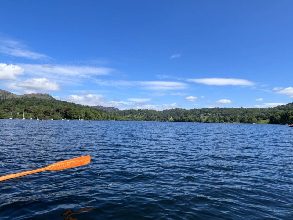 the stunning view across Coniston Water