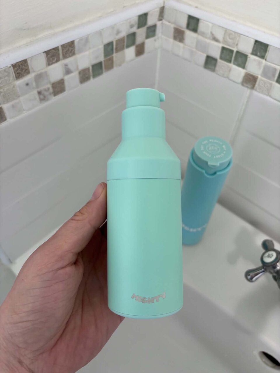 the new V2 mighty mouthcare dispenser
