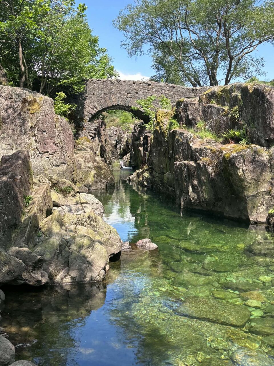 Birks Bridge over River Duddon