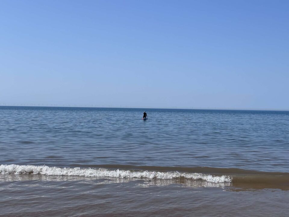 me off in the distance on the paddleboard