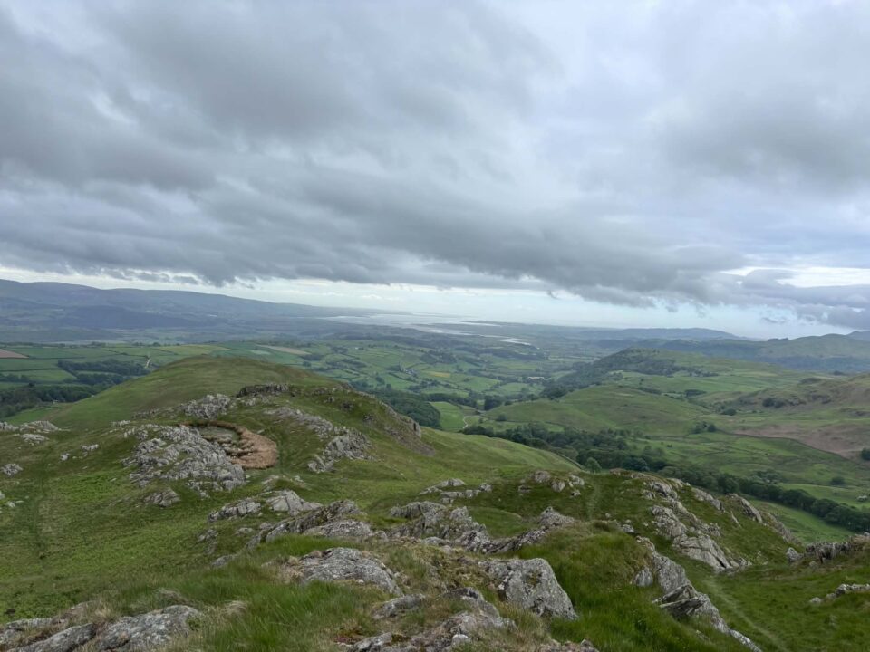 the view from up Ravens Crag