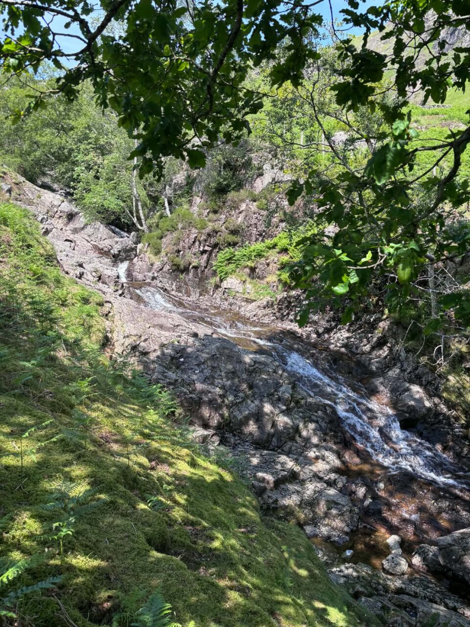 the stream at stickle ghyll