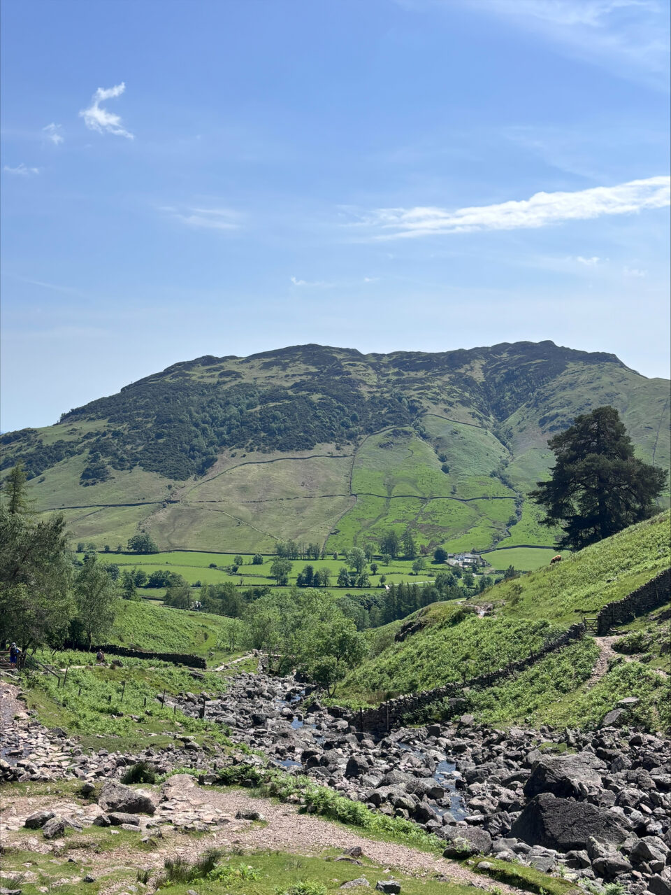 the view down Stickle Ghyll