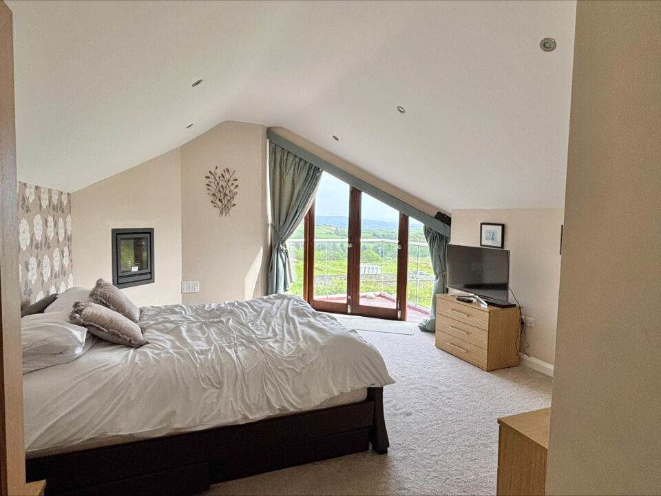 main bedroom in our holiday home