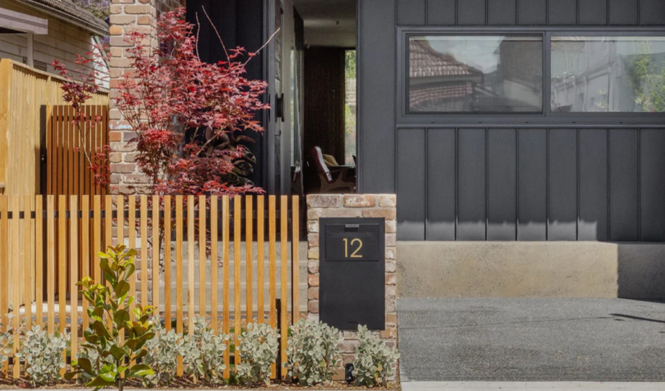letterbox fitted in a brick wall