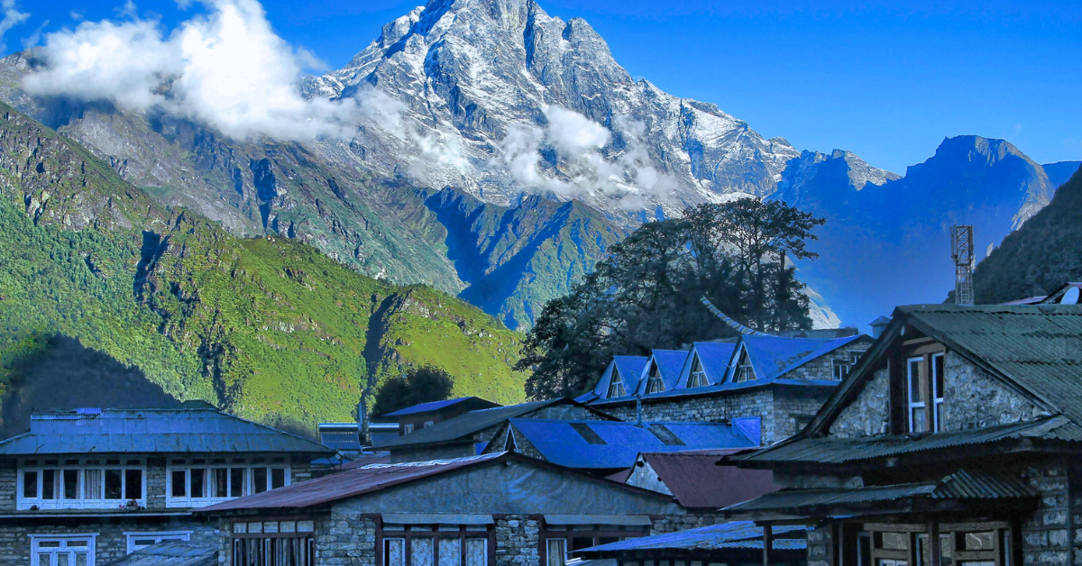 Manaslu trail in Nepal