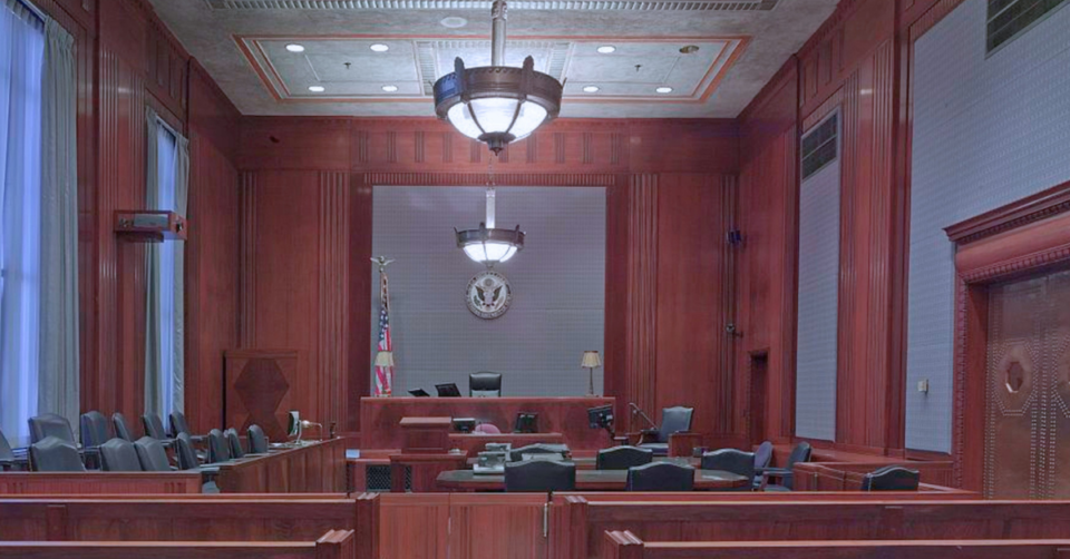 a court room
